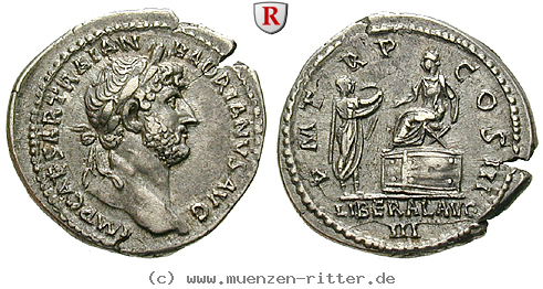 Klicken Sie auf das Bild um es auf Ihrem Rechner zu speichern hadrianus-denar/91391.jpg