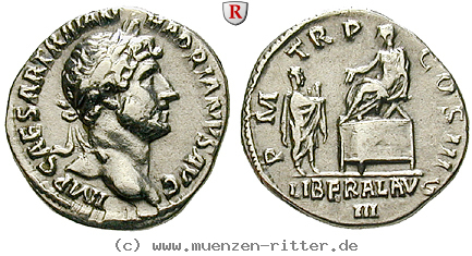 Klicken Sie auf das Bild um es auf Ihrem Rechner zu speichern hadrianus-denar/91392.jpg