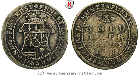 Klicken Sie auf das Bild um es auf Ihrem Rechner zu speichern hessen-ernst-ludwig-10-kreuzer/34808.jpg