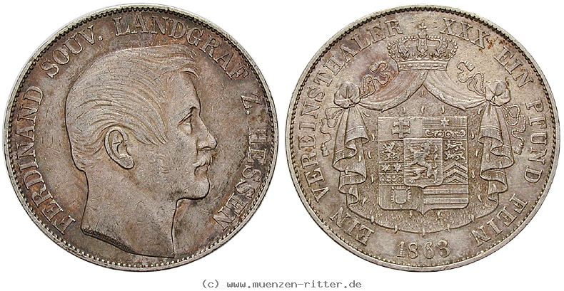 Klicken Sie auf das Bild um es auf Ihrem Rechner zu speichern hessen-ferdinand-vereinstaler/19125.jpg