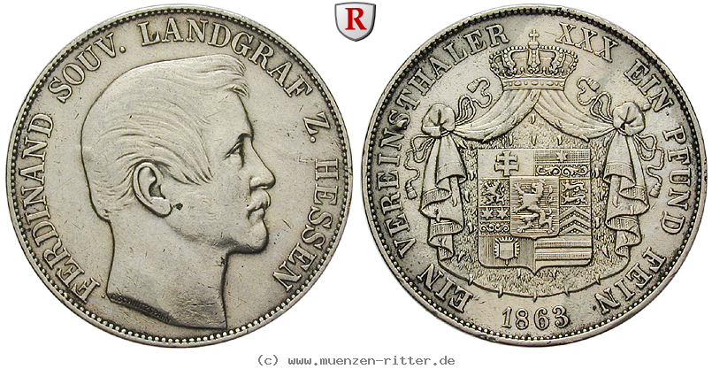 Klicken Sie auf das Bild um es auf Ihrem Rechner zu speichern hessen-ferdinand-vereinstaler/60836.jpg
