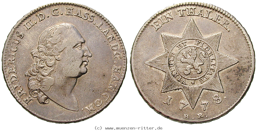 Klicken Sie auf das Bild um es auf Ihrem Rechner zu speichern hessen-friedrich-ii-taler/11793.jpg
