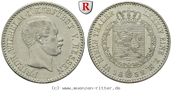 Klicken Sie auf das Bild um es auf Ihrem Rechner zu speichern hessen-friedrich-wilhelm-i-1-6-taler/86028.jpg