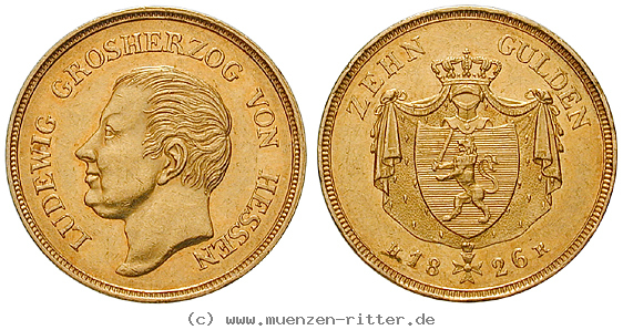 Klicken Sie auf das Bild um es auf Ihrem Rechner zu speichern hessen-ludwig-i-10-gulden/81613.jpg