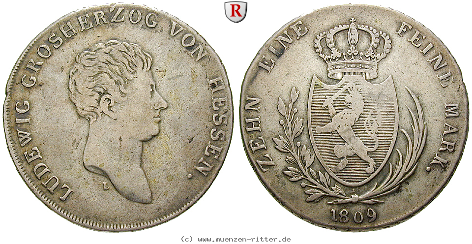 Klicken Sie auf das Bild um es auf Ihrem Rechner zu speichern hessen-ludwig-i-konventionstaler/77605.jpg