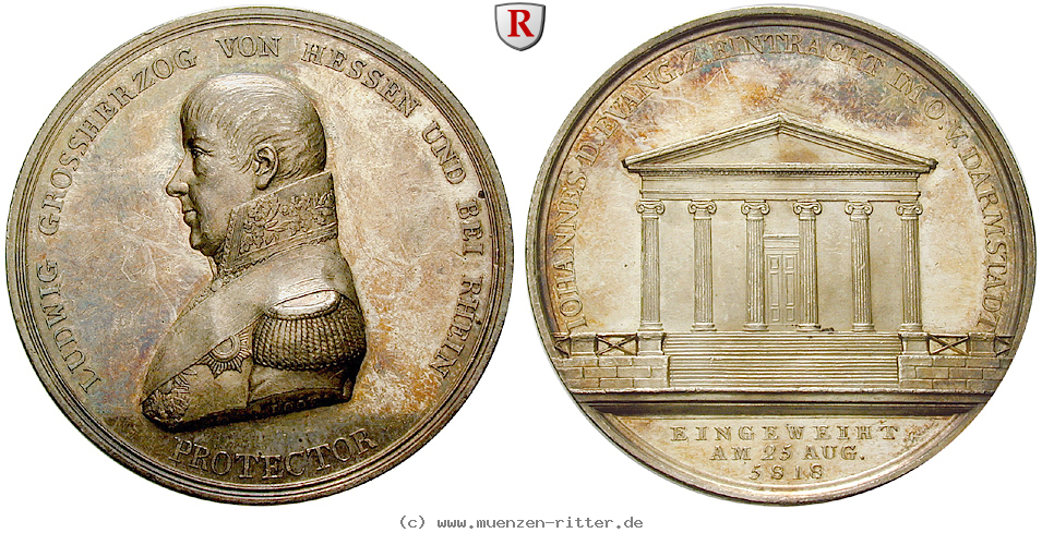 Klicken Sie auf das Bild um es auf Ihrem Rechner zu speichern hessen-ludwig-i-silbermedaille/35515.jpg