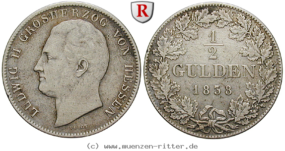 Klicken Sie auf das Bild um es auf Ihrem Rechner zu speichern hessen-ludwig-ii-1-2-gulden/86029.jpg