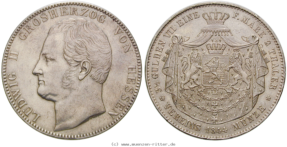 Klicken Sie auf das Bild um es auf Ihrem Rechner zu speichern hessen-ludwig-ii-doppeltaler/22479.jpg