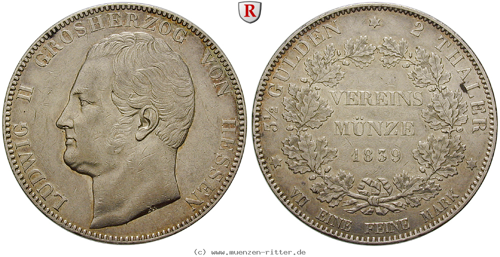Klicken Sie auf das Bild um es auf Ihrem Rechner zu speichern hessen-ludwig-ii-doppeltaler/34582.jpg