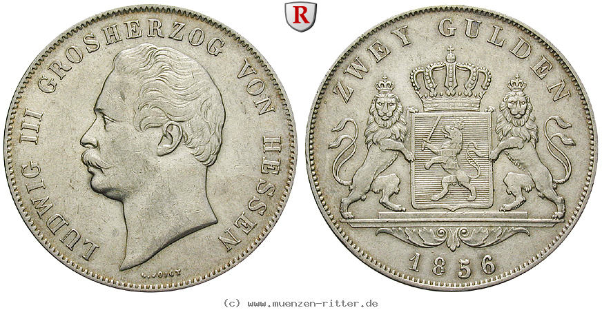 Klicken Sie auf das Bild um es auf Ihrem Rechner zu speichern hessen-ludwig-iii-doppelgulden/72421.jpg