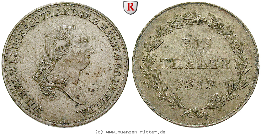 Klicken Sie auf das Bild um es auf Ihrem Rechner zu speichern hessen-wilhelm-i-taler/97224.jpg
