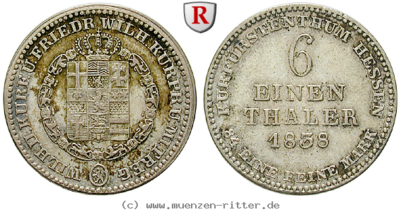 Klicken Sie auf das Bild um es auf Ihrem Rechner zu speichern hessen-wilhelm-ii-und-friedrich-wilhelm-1-6-taler/90848.jpg