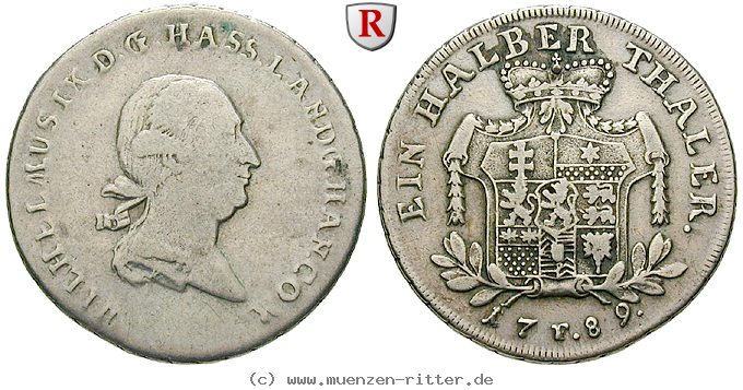 Klicken Sie auf das Bild um es auf Ihrem Rechner zu speichern hessen-wilhelm-ix-1-2-taler/39811.jpg