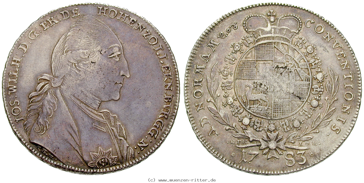 Klicken Sie auf das Bild um es auf Ihrem Rechner zu speichern hohenzollern-joseph-wilhelm-konventionstaler/15658.jpg
