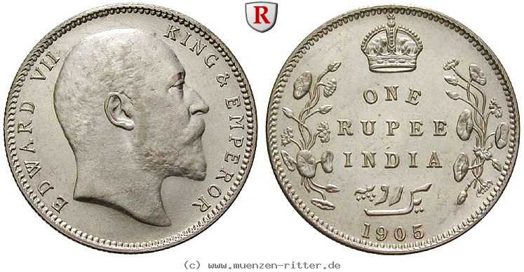 Klicken Sie auf das Bild um es auf Ihrem Rechner zu speichern indien-edward-vii-rupee/85747.jpg