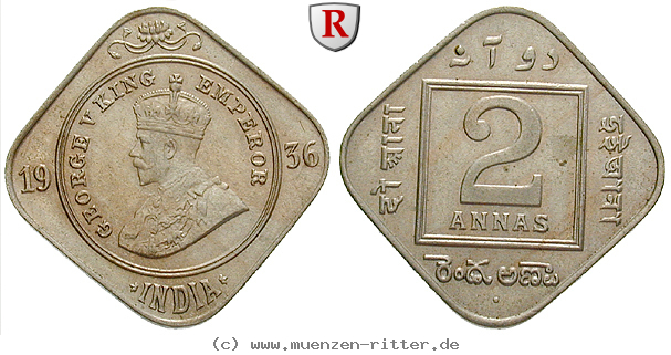 Klicken Sie auf das Bild um es auf Ihrem Rechner zu speichern indien-george-v-2-annas/73939.jpg