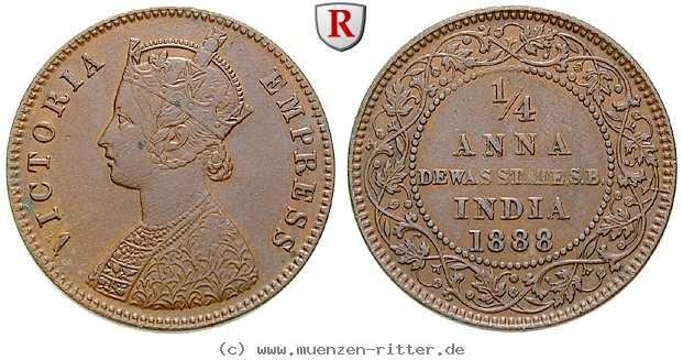 Klicken Sie auf das Bild um es auf Ihrem Rechner zu speichern indien-victoria-1-4-anna/73884.jpg