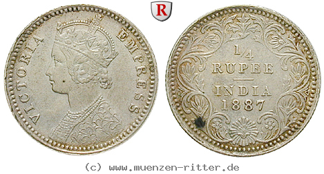 Klicken Sie auf das Bild um es auf Ihrem Rechner zu speichern indien-victoria-1-4-rupee/73920.jpg