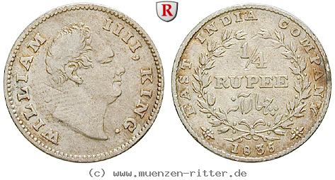 Klicken Sie auf das Bild um es auf Ihrem Rechner zu speichern indien-william-iv-1-4-rupee/56481.jpg