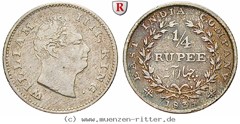 Klicken Sie auf das Bild um es auf Ihrem Rechner zu speichern indien-william-iv-1-4-rupee/56483.jpg