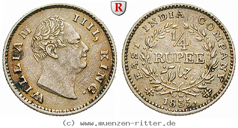 Klicken Sie auf das Bild um es auf Ihrem Rechner zu speichern indien-william-iv-1-4-rupee/56507.jpg