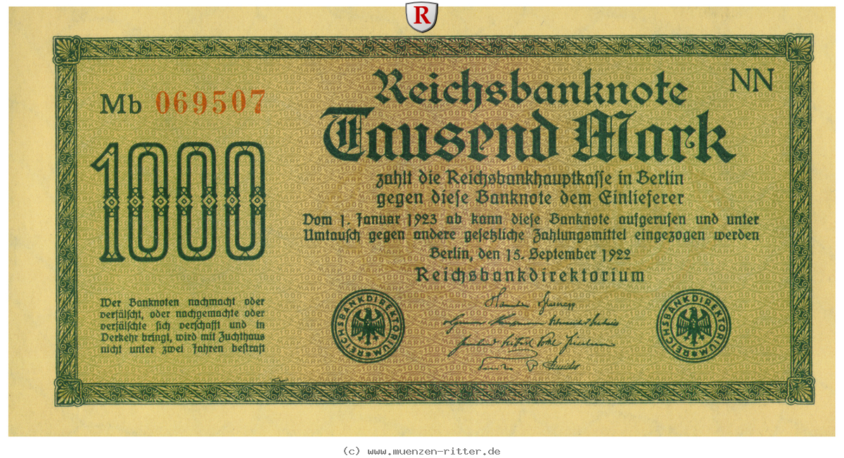 Klicken Sie auf das Bild um es auf Ihrem Rechner zu speichern inflation-1919-1924-1000-mark/rb75.jpg