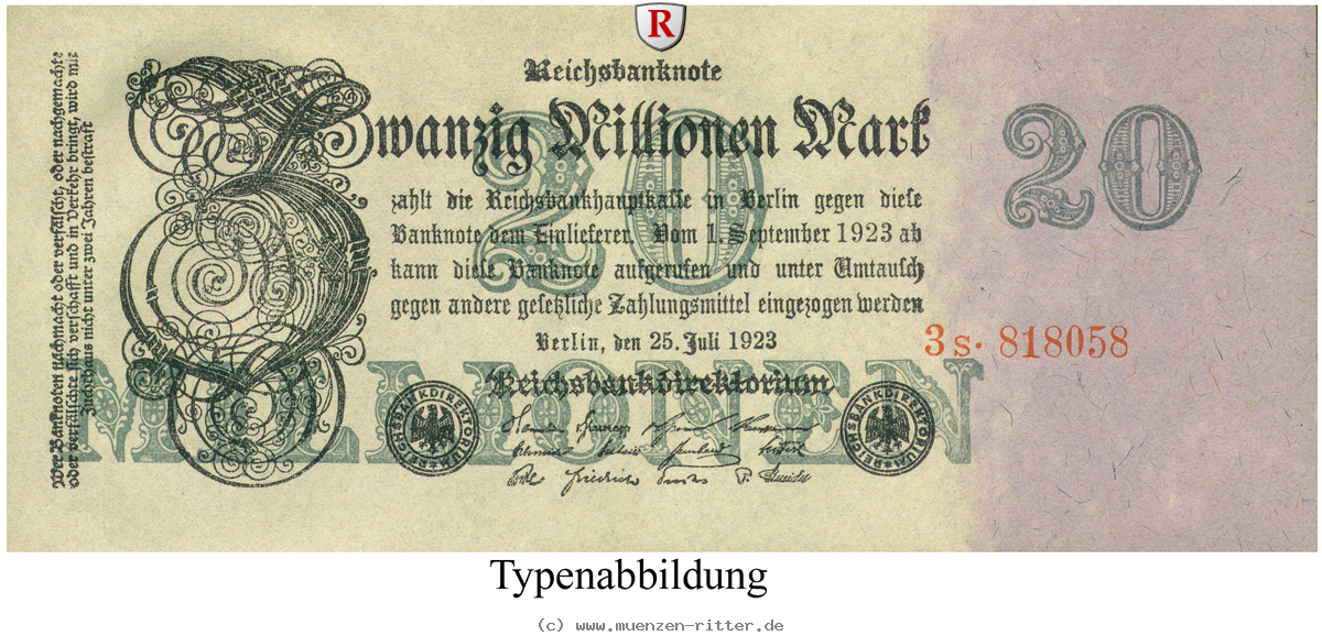 Klicken Sie auf das Bild um es auf Ihrem Rechner zu speichern inflation-1919-1924-20-mio-mark/rb96.jpg
