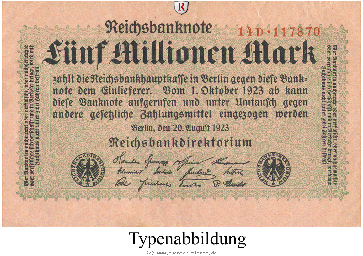 Klicken Sie auf das Bild um es auf Ihrem Rechner zu speichern inflation-1919-1924-5-mio-mark/rb104.jpg