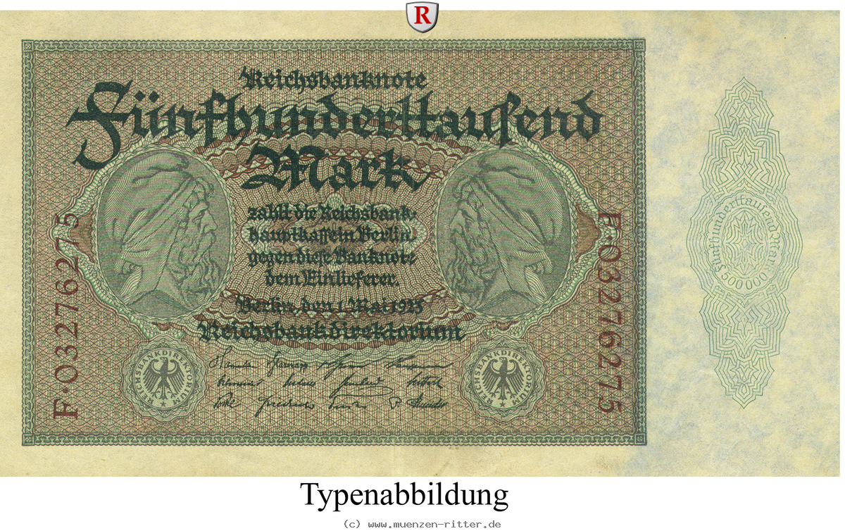 Klicken Sie auf das Bild um es auf Ihrem Rechner zu speichern inflation-1919-1924-500000-mark/rb87.jpg