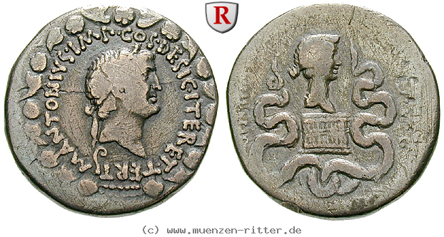 Klicken Sie auf das Bild um es auf Ihrem Rechner zu speichern ionien-marcus-antonius-cistophor/45296.jpg