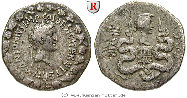 Klicken Sie auf das Bild um es auf Ihrem Rechner zu speichern ionien-marcus-antonius-cistophor/94226.jpg