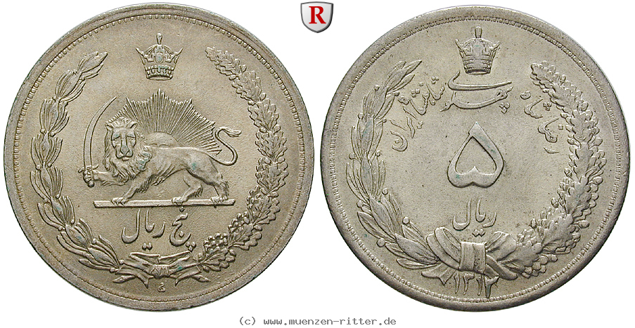Klicken Sie auf das Bild um es auf Ihrem Rechner zu speichern iran-riza-khan-pahlavi-5-rials/83752.jpg