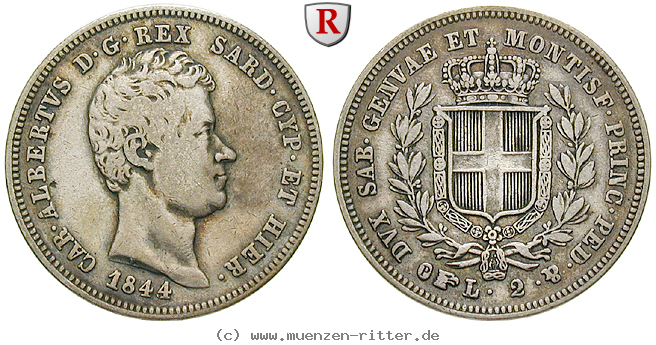 Klicken Sie auf das Bild um es auf Ihrem Rechner zu speichern italien-carlo-alberto-2-lire/83938.jpg