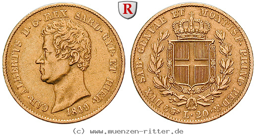Klicken Sie auf das Bild um es auf Ihrem Rechner zu speichern italien-carlo-alberto-20-lire/60134.jpg