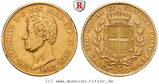 Klicken Sie auf das Bild um es auf Ihrem Rechner zu speichern italien-carlo-alberto-20-lire/ag10303.jpg