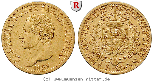 Klicken Sie auf das Bild um es auf Ihrem Rechner zu speichern italien-carlo-felice-20-lire/90198.jpg