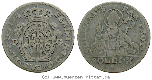 Klicken Sie auf das Bild um es auf Ihrem Rechner zu speichern italien-ferdinando-di-borbone-10-soldi/16947.jpg
