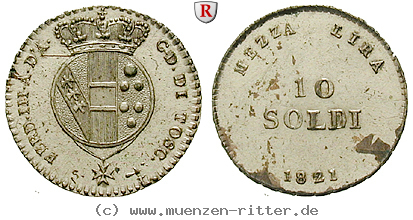 Klicken Sie auf das Bild um es auf Ihrem Rechner zu speichern italien-ferdinando-iii--2-regierung-10-soldi/31778.jpg