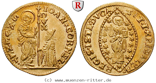 Klicken Sie auf das Bild um es auf Ihrem Rechner zu speichern italien-giovanni-corner-ii-zecchino/82237.jpg