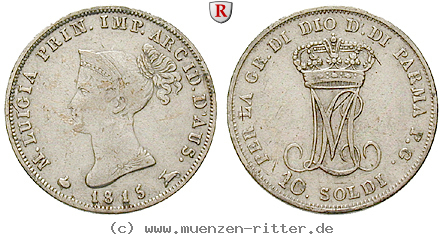 Klicken Sie auf das Bild um es auf Ihrem Rechner zu speichern italien-marie-louise-von-habsburg-lothringen-10-soldi/eaus-1124.jpg