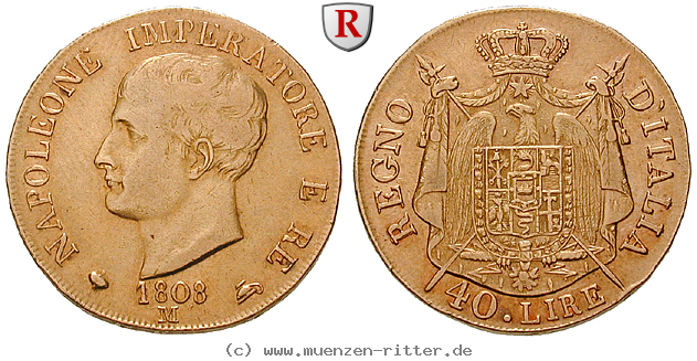 Klicken Sie auf das Bild um es auf Ihrem Rechner zu speichern italien-napoleon-i-40-lire/12987.jpg