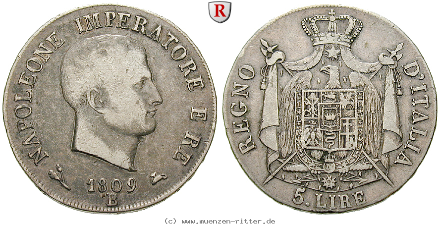 Klicken Sie auf das Bild um es auf Ihrem Rechner zu speichern italien-napoleon-i-5-lire/46939.jpg