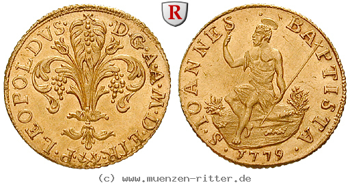 Klicken Sie auf das Bild um es auf Ihrem Rechner zu speichern italien-pietro-leopoldo-di-lorena-kaiser-leopold-ii--fiorino-d-oro/81405.jpg