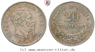 Klicken Sie auf das Bild um es auf Ihrem Rechner zu speichern italien-vittorio-emanuele-ii-20-centesimi/83785.jpg