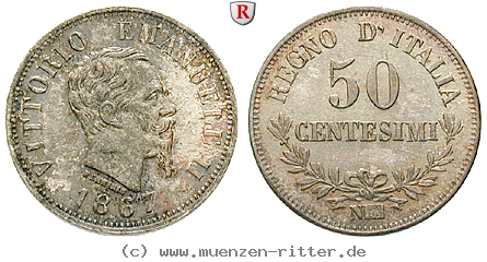 Klicken Sie auf das Bild um es auf Ihrem Rechner zu speichern italien-vittorio-emanuele-ii-50-centesimi/48407.jpg