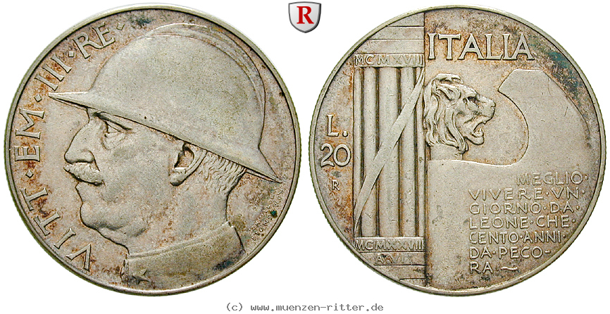 Klicken Sie auf das Bild um es auf Ihrem Rechner zu speichern italien-vittorio-emanuele-iii-20-lire/64395.jpg