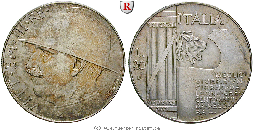 Klicken Sie auf das Bild um es auf Ihrem Rechner zu speichern italien-vittorio-emanuele-iii-20-lire/83817.jpg