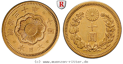 Klicken Sie auf das Bild um es auf Ihrem Rechner zu speichern japan-mutsuhito-meiji-10-yen/101269.jpg