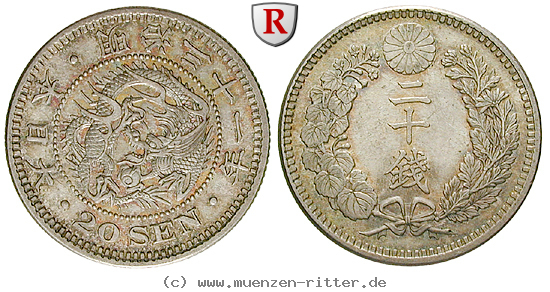Klicken Sie auf das Bild um es auf Ihrem Rechner zu speichern japan-mutsuhito-meiji-20-sen/83760.jpg