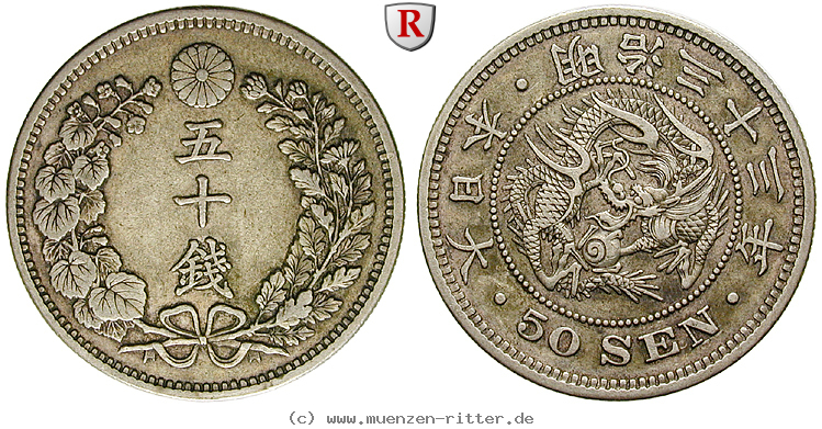 Klicken Sie auf das Bild um es auf Ihrem Rechner zu speichern japan-mutsuhito-meiji-50-sen/52289.jpg